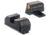 Night Fision Optics Ready Stealth Springfield Armory Night Sight Set, Springfield Hellcat OSP/XD-S w/ 507k, Orange Front Ring, Blank Rear Sight, SPR-229-248-268-OGZX