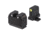Night Fision Optics Ready Stealth Night Sight Set, Sig P320 w/ DPP/509t/Acro, Yellow Front, Black, SIG-180-455-440-YGZG