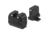 Night Fision Optics Ready Stealth SIG Sauer Night Sight Set, SIG P320 w/ DPP/509t/Acro, Black Front Ring, SIG-180-455-440-ZGZG