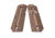 Nighthawk Custom Diamond Back Grips, Hyena Brown w/Super Scoop, Officer, Like Costa Compact, G160