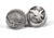 Nighthawk Custom Grip Medallions, Nighthawk Logo, Left &amp; Right Set, Bendable Pegs, G702