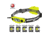 Nightstick Dicata Intrinsically Safe Low-Profile Dual-Light Headlamp, Green, XPP-5462GX