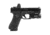 Nightstick Rechargeable Pistol Mounted Light, Fits Picatinny Rail, Anodized Finish, Black, 1,000 Lumens, 25,100 Candela, Rechargeable