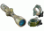 Nikon ProStaff Realtree 3-9x40mm Rifle Scope, APG Camo w/ BDC Reticle 6724 w/ Nikon REALTREE Hardwoods Green HD Camouflage Medium Standard Rings 8182