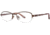 Nina Ricci NR2260F Progressive Prescription Eyeglasses - Frame Brown, Size 51/18mm NR2260F02