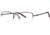 Nina Ricci NR2279F Progressive Prescription Eyeglasses - Frame Brown, Size 52/18mm NR2279F02