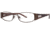 Nina Ricci NR2285F Single Vision Prescription Eyeglasses - Frame Brown, Size 53/16mm NR2285F02