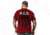 Nine Line Red Graphic T-Shirts - Mens, Red, Medium RED-TS-RED-M