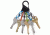 Nite Ize KeyRack Locker Stainless - S-Biner Plastic MicroLocks KLKP-01-R3
