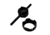 Nitecore P18 Black Stainless Steel Tactical Bezel, Black, 6952506493128