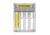 Nitecore Q4 4-Bay Quick Charger for Li-Ion, IMR Batteries, Lemonade DIM NITECORE-Q4-WHITE