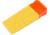 Notch Equipment Felling Wedge, Yellow And Orange High Impact ABS Construction, Double Tapered, Textured Surface On Both Sides, Ruler Indicator On Side, 40078