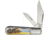 Novelty Cutlery Buffalo Barlow Folding Knife, Satin SS Clip And Pen Blades, Acrylic Handle, Buffalo Handle Artwork, K0012B BUFFALO