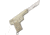 Novelty Cutlery Miniature Pistol Knife Folding Knife,1in,Silver Handle NV270