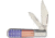 Novelty Cutlery USA Flag Barlow Folding Knife,Stainless Steel,Standard Edge,Clip and Pen NV278