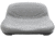 NRS Low-Back Padded Seat, Gray, 94033.01.100