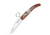 Okapi Lock Knive, 3 3/4in 1055 Carbon Steel Blade, Cherry Handle, KO9070