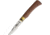 OLD BEAR Md Classical Carbon Walnut Folding Knife, 3in Satin C67 Carbon Steel Blade, Oiled Walnut Handle, Locking Safety Ring, 9306/19-LN