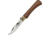 OLD BEAR Medium Folder Folding Knife,3.25in,AISI 420 Steel,Standard Edge,Brown,Walnut Handle ANT930119