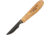 Old Forge Whittler Wood Carving Fixed Blade Knife, 7 7/8in Overall, 3 1/8in Black High Carbon Steel Blade With 2 1/8in Cutting Edge, Ergonomic Natural Wood, OF001