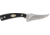 Old Timer Sharpfinger Delrin Fixed Blade Knife w/Sheath, 3.3in, 7Cr17 Clip Point Blade, Brown Sawcut Delrin Handle, 1179216