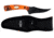 Old Timer Sharpfinger Clip Point Fixed Knife, 3.3in, 7Cr17 Clip Point Blade, Orange Rubberized Steel Handle, 1207758