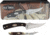Old Timer Sharpfinger Fixed Blade Knife and Folding Blade Knife Set, Stainless Steel, Ultramid Brown Handle, 1227067