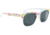 One Meercat Sunglasses - Kids, Shiny White w/ Peace Signs, 21911