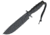 Ontario Knife Gen II SP48 Fixed Blade Knife, Black Kraton Handle, Black Blade, Plain OK8548