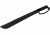 Ontario Knife OKC Knife, Black, 18in. Field D Handle, Bulk Package, Black 114369