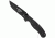 Ontario Knife RAT Model II Folding Knife, Spear Point, Black Handle OK8860