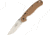 Ontario Knife RAT1A SP Linerlock A/O Tan Folding Knife,3.625in,AUS-8 Steel,Standard Edge,Satin,Tan,G10 Handle ON8870TN