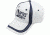 OpticsPlanet Hat 3/4 Front View, White with Blue Details