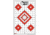 OpticsPlanet Exclusive EZ2C Targets Style 28, Five Diamonds With Grids Target, 25 Pack, Red/Black/White, EZ2CS028