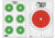 OpticsPlanet Exclusive EZ2C Targets Style 5, Bullseye with Grid Sight-In Target &amp; OpticsPlanet Exclusive EZ2C Targets Style 6