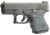 Hogue Wrapter Adhesive Grip For Glock 26, 27, 33, 39, Small Frame Sub-Compact Generation 3, Grit Black, 18639