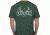 Orion Coolers T-shirt with Small Logo Front and Large Logo Back, Extra Large, Heather Forest 2303