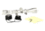 Osprey Global Standard 3-9X40 Rifle Scope, 1in Tube, Sniper Reticle, Silver, SDS3-9X40S