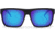 OTIS AFTER DARK Sunglasses - Mens, Matte Black/Mirror Blue Polar, 59-15-135, 15-1904P