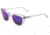 OTIS SUKI Sunglasses - Womens, Clear Quartz/Flash Mirror Violet, 53-18-145, 122-2001