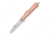 OTTER-Messer Mercator Clip Copper Stainless Folding Knife, 3.5 satin finish stainless blade, Copper handle, 10-636 RG R