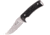 OTTER-Messer Rotwild Habicht Black Micarta Knife, 4.13 Bohler N690 stainless skinner blade, Black micarta handle, RWF 02 B MI