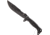 Outlier Knife Company Pathseeker Fixed Blade Knives, 6in, 80CRV2 Steel, Straight Back, G10 Handle, Black, OKC109CB001