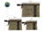 Overland Vehicle Systems Small Bags, 3 Pcs #12 Waxed Canvas, 21069941