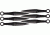 Pakistan 6pc Fixed Blade Throwing Knife Set,Black Cord Wrapped Handle PA3334