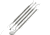 Pakistan Scraping Tools 4 Pc Fixed Blade Knife, SS Tools Include Mirror, Plaque Remover, Dental Scraper, Dental Pick, Comes In Plastic Storage Pouch, 100552