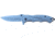 Paladin Titanium Coated Pocket Folding Knife, 2.5 in Blade, Stainless Steel, Titanium, PE-TPK-2031