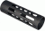 Pantheon Arms SC 6.56in Round Vented Free-Float Handguard, Black, HGSC