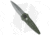 Paragon Warlock Enchanter Folding Knife, 3.875in, CPM S30V, Dagger Blade, Aluminum OD Green Handle, Gray/OD Green, 9.375in, BHQ-34471