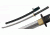 Paul Chen Hunter Katana, polished L6 bainite steel blade, White rayskin handle PC2471
